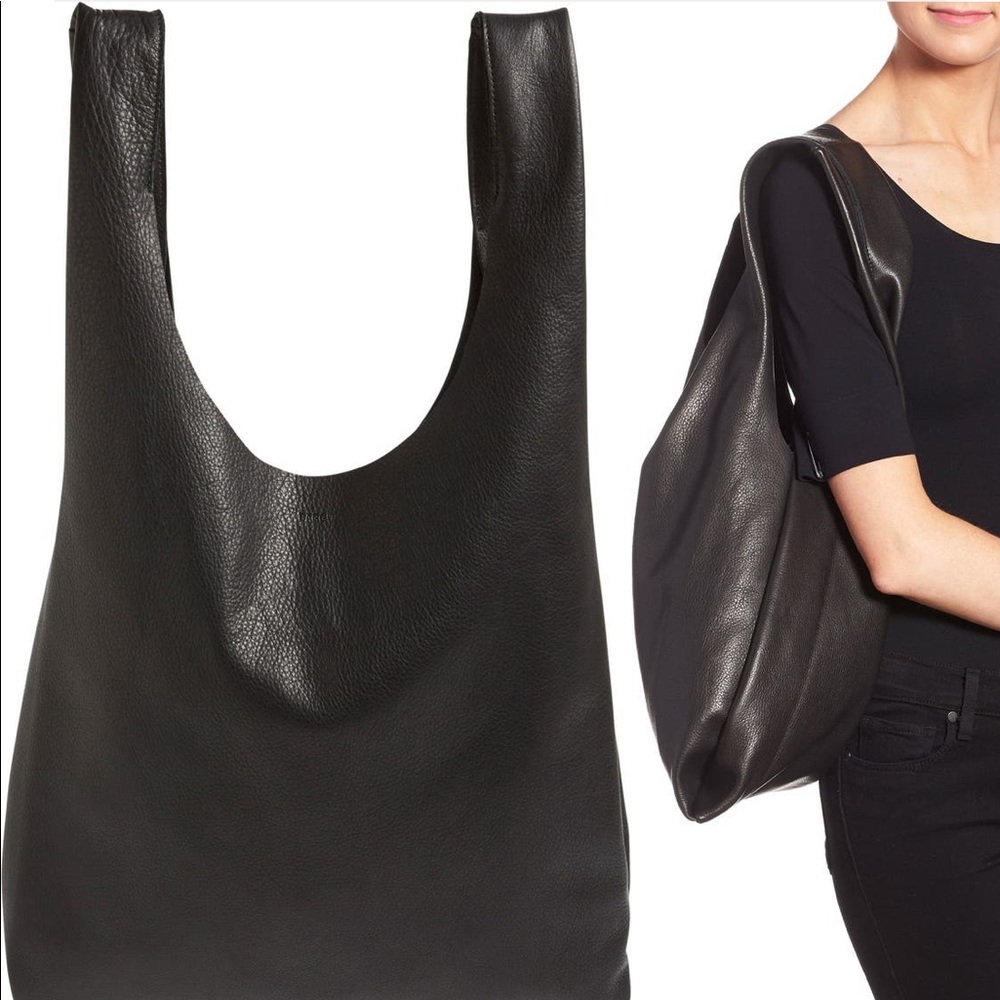Baggu leather tote